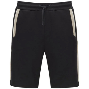 Sweat à capuche à motif uni coupe classique et ensemble de shorts confortables pour hommes caractéristiques de grande taille pour le style de rue d'été - Product Image 4