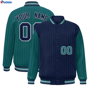 Veste universitaire unisexe slim pour homme BOBBIN INDUSTRIES, vente chaude, style baseball personnalisé, tissu en toile, polaire, grande taille, personnalisable - Product Image 2