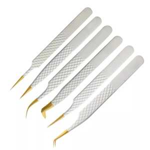 En gros SEVMEK SURGICAL SS-ET-028 En Acier Inoxydable Extension De Cils Pince À Épiler Micro Fiber Pointe Précision Antistatique Durable - Product Image 4