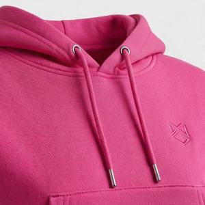 Conjunto Deportivo de Dos Piezas para Mujer, Sudadera Corta con Capucha y Pantalones de Chándal de Felpa de Algodón, Color Personalizado, al por Mayor - Product Image 4