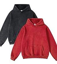 เสื้อฮู้ดลำลองคลาสสิกของผู้ชายแบบสวมหัวแขนยาวมีกระเป๋าจิงโจ้แบบปรับได้เหมาะสำหรับสวมใส่ในฤดูใบไม้ร่วงฤดูหนาว - Product Image 3