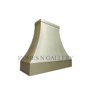 Nouvelle arrivée fait à la main meilleur design en laiton mural hotte de cuisinière auvent cheminée île de cuisine électrique incroyable cheminée - Product Image 5