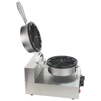 BAOKANG Machine professionnelle de gaufrier de sucette de taille de morsure électrique commerciale de forme de coeur pour la vente en gros