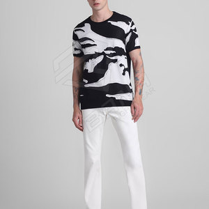 Camiseta Oversize para Hombre con Hombros Caídos y Logotipo Personalizado, Ropa Casual, 100% Algodón Orgánico, Secado Rápido, Corte Largo - Product Image 1