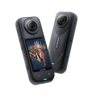 Caméra d'action 360° 8K de qualité supérieure Insta360 X5 de qualité industrielle, batterie intégrée de 3 heures, stabilisation anti-vent, triple A - Product Image 2
