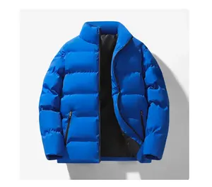 Doudoune pour temps froid personnalisée à la mode pour hommes Veste en duvet durable résistante à l'eau et au vent pour hommes