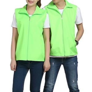 Chaleco de trabajo unisex para voluntarios, chaleco sin mangas con cremallera para viajes al aire libre, ropa de trabajo, chalecos de pesca para hombres y mujeres - Product Image 2