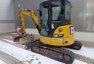 Miniexcavadora CAT PILLAR 303.5E de 3.5T con 3 cucharones, buen precio, características de motor y componentes principales de la bomba - Product Image 3