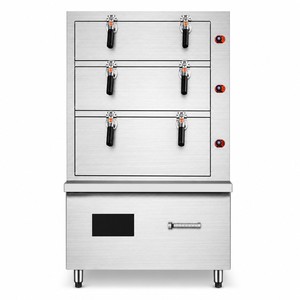 ตู้นึ่งอาหารทะเลแบบเหนี่ยวนำสามชั้นเชิงพาณิชย์ 20kW 25kW 30kW สำหรับโรงแรม ร้านอาหาร และธุรกิจจัดเลี้ยง - Product Image 1