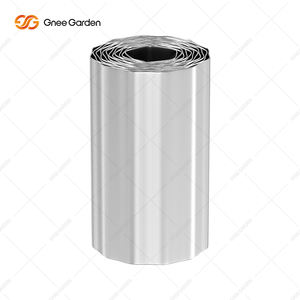 Kit de bordure paysagère en acier laminé à froid argenté 10'*20' en bobine, sans creuser, pour aménagement de pelouse - Product Image 2