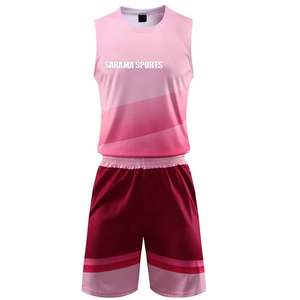 Cómodo Material de poliéster Tela suave Último diseño Ropa deportiva ligera Uniforme de baloncesto en diferentes colores - Product Image 2