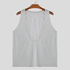 Producto popular más vendido, ropa de gimnasio para hombre, camiseta sin mangas con logotipo y tamaño personalizado, camiseta sin mangas para hombre, camiseta sin mangas para correr de entrenamiento MOQ bajo - Product Image 1