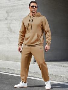 Conjunto Deportivo de 2 Piezas para Hombre, Talla Grande, Personalizado, de Alta Calidad, Algodón y Felpa, Ropa Deportiva Informal, Venta al Por Mayor 2026 - Product Image 5