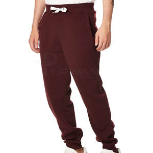 Ropa deportiva para hombre con logotipo personalizado, pantalones de entrenamiento informales rectos de cintura alta ligeros, aspecto lavado de algodón para uso en exteriores - Product Image 3