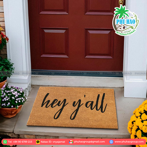 Natural <b>Rubber</b> Coconut Indoor <b>Mat</b> from Vietnam with PVC Back <b>for</b> Comfort and Safety in Home and Business Environments - Product Image 4