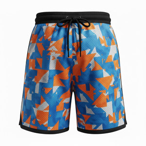 Shorts en mesh sublimés personnalisés pour hommes, bas de tenue d'équipe personnalisés avec technologie d'évacuation de l'humidité pour les athlètes - Product Image 1