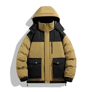 Man <b>Padded</b> Coat <b>Hooded</b> Down <b>Jackets</b> For Men Lightweight Puffer Padding Winter Parkas windproof puffer <b>jackets</b> - Product Image 4