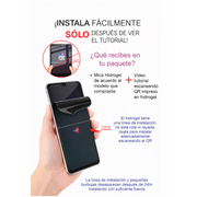 Pellicola protettiva per LG Q61, anti-spia, idrogel premium, effetto carta/non in vetro - Product Image 5