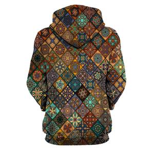 Personalizado 100% algodón peso pesado logotipo personalizado impresión de gran tamaño Streetwear pulóver sudaderas con capucha para hombres - Product Image 4