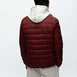 Chaqueta Acolchada para Hombre, Nueva Colección, Directo de Fábrica, Cómoda para Uso en Exteriores, Cuello Alto de Lona, Logotipo Frontal - Product Image 3