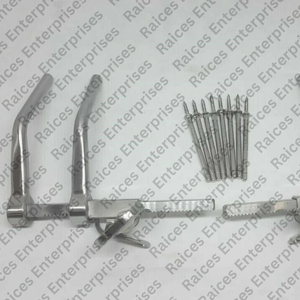 Caspar Cervical Distractor Set Right Left Arms 10 Screws High Quality Neurosurgical Orthopedic <b>Instrument</b> CE Approved Manual - Product Image 5