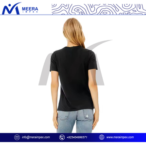 T-shirts à col rond pour femmes Tissu extensible doux de qualité supérieure Vente en gros pour l'été Portez tous les jours Sports de plein air ou utilisation à la mode - Product Image 4