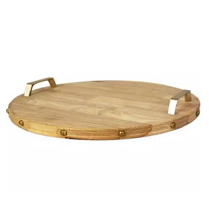 Plateau décoratif rectangulaire avec poignée en pierre d'agate, plateau d'affichage en bois de meilleure qualité, nouveau Style, taille brillante, plateau/support de produit - Product Image 3