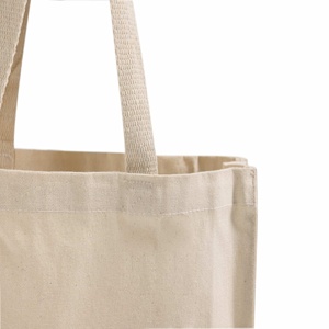 Sac fourre-tout en toile écologique à ouverture supérieure, personnalisable avec logo imprimé, pour le quotidien, les courses, les fêtes, la gym, la marche, pour hommes et femmes - Product Image 6
