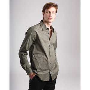 Camicia fantasia da uomo Slim Fit a maniche lunghe - Product Image 5