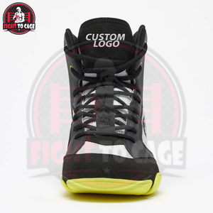 Chaussures de boxe de vitesse 2026, fournisseur fiable, fabrication sur mesure, respirantes, légères, antidérapantes, durables, vertes et noires, design haut de gamme - Product Image 3