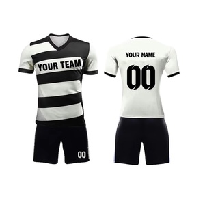 Uniformes de football personnalisés OEM de haute qualité, impression numérique, maillots et shorts de football légers, séchage rapide, nom de l'équipe - Product Image 3