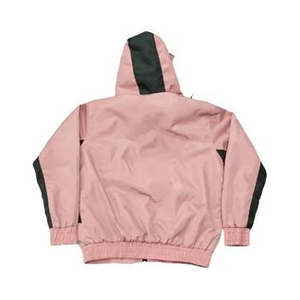 OEM/ODM personalizado para hombre 100% de nailon de gran tamaño con cremallera completa chaqueta y pantalones cortos 2 piezas Conjunto de jogging rompevientos conjunto de verano - Product Image 2