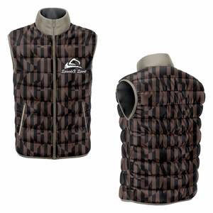 แจ็กเก็ตขนเป็ดหนาแขนกุดสำหรับผู้ชายฮิปฮอปลำลองคอปกตั้งสำหรับฤดูหนาว - Product Image 6