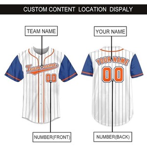 Premium Quality Baseball Jersey Unisex Short Sleeve Embroidery <b>Mesh</b> Breathable Four-Way Stretch Anti-Bacterial Regular Fit All - Product Image 4