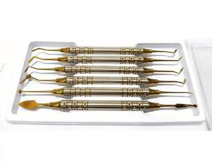 Juego azul de 6 piezas de instrumentos de llenado de compuesto dental manual Kit quirúrgico para colocación de restauración - Product Image 2