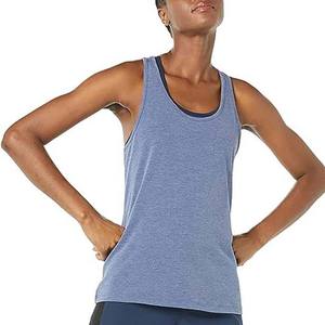 Wholesale Quick Dry Fitness Wear Summer Outdoor <b>Women's</b> Tank Tops Gym <b>Singlet</b> Workout Clothing <b>Women</b> Breathable Tank Tops Adults - Product Image 3