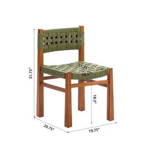 Outdoor Wooden Dining <b>Table</b> Woven <b>Chairs</b> <b>Bench</b> Patio Garden Poolside Furniture - Product Image 2