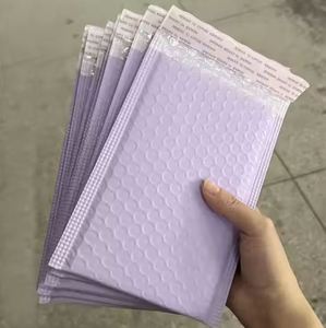 Bolsas de correo de burbujas de polietileno con sello automático con logotipo personalizado, bolsas de correo de plástico de burbujas biodegradables impermeables negras con logotipo - Product Image 5