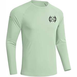 2026 Trendy Long Sleeve <b>MMA</b> <b>Rash</b> <b>Guard</b> Customized for Men Spandex/Polyester Anti-Bacterial UPF50 Breathable Quick Dry RashGuards - Product Image 1
