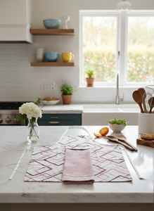 Tablier de cuisine professionnel MYT-EX décontracté sans manches, durable, doux, imperméable, avec 1 à 4 poches, serviette jacquard offerte, imperméable - Product Image 4