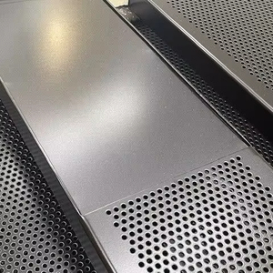 แผ่นเจาะรูสแตนเลสแผ่นผนังแบบมีรูพรุนแผงลมแผ่นผลิตภัณฑ์การผลิตโลหะ - Product Image 4