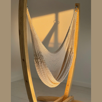 JNC Hamac en macramé Boho fait main en gros pour le jardin et le balcon pour le patio et la décoration intérieure