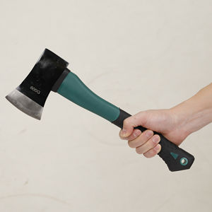 Hache de camping en gros, tête en acier au carbone 600G, manche en fibre de verre, outils à main - Product Image 1