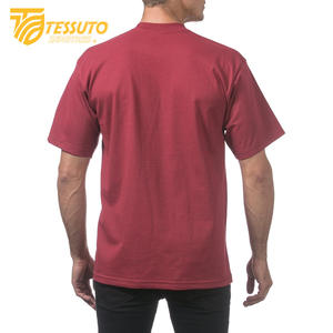 Venta al por mayor 2025 verano Streetwear Unisex Heavy Cotton Oversize camiseta para hombres 220 gramos Casual tejido hombres verano Streetwear - Product Image 5