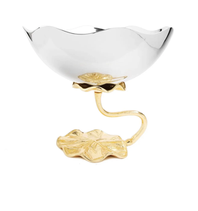 Sustainable Design Stainless Steel Bowl <b>Flower</b> Design Stand Wedding Parties Used Decorative <b>Mirror</b> Polished Bowl - Product Image 1