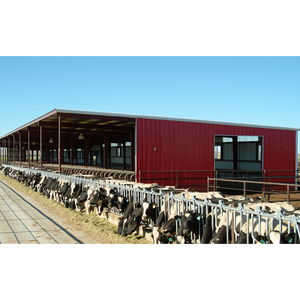 Estructura Metálica Prefabricada para Establos, con Corte y Soldadura, Estructura de Acero, Instalación Rápida, para Cría de Ganado Vacuno - Product Image 1