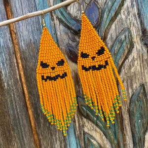 ต่างหูลูกปัดแก้วทันสมัยดีไซน์เทอร์ควอยซ์ขอบเรียงเป็นเอกลักษณ์ของขวัญจากงานหัตถกรรม - Product Image 1