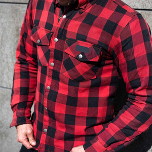 เสื้อเชิ๊ตผ้าสักหลาดมอเตอร์ไซค์เสื้อเชิ๊ตขี่จักรยานถนนซับในป้องกัน - Product Image 4