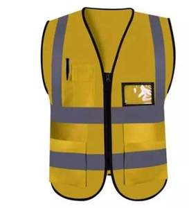 Personal Security Construction High Visibility Hi Vis Work Safety <b>Reflective</b> <b>Vest</b> Clothing Workerwear Uniforms - Product Image 3