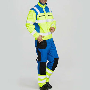 Traje de trabajo ligero para hombres Último diseño Tarifa al por mayor Precio barato Traje de seguridad para venta en línea - Product Image 4